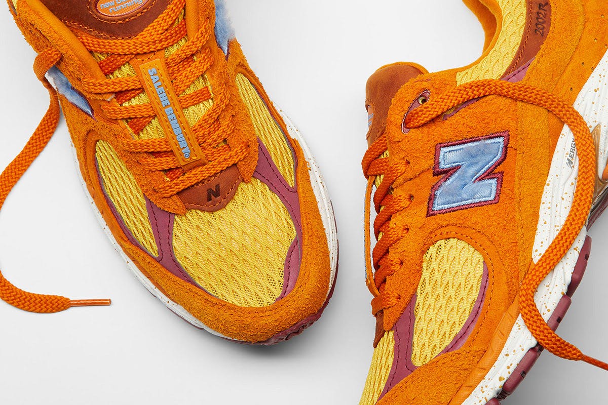 new balance orange and yellow